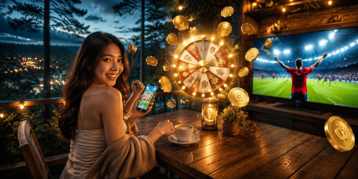 Người dùng Đà Lạt ngồi cà phê kiểm tra lịch thi đấu bóng đá và kèo trực tiếp trên điện thoại